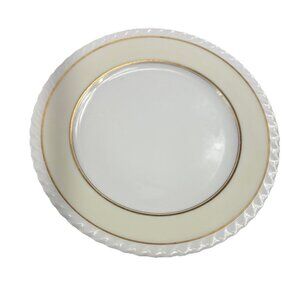 K&A KRAUTHEIM SELB BAVARIA vntg salad plate 7 3/4” (set of 4) gold rim Germany